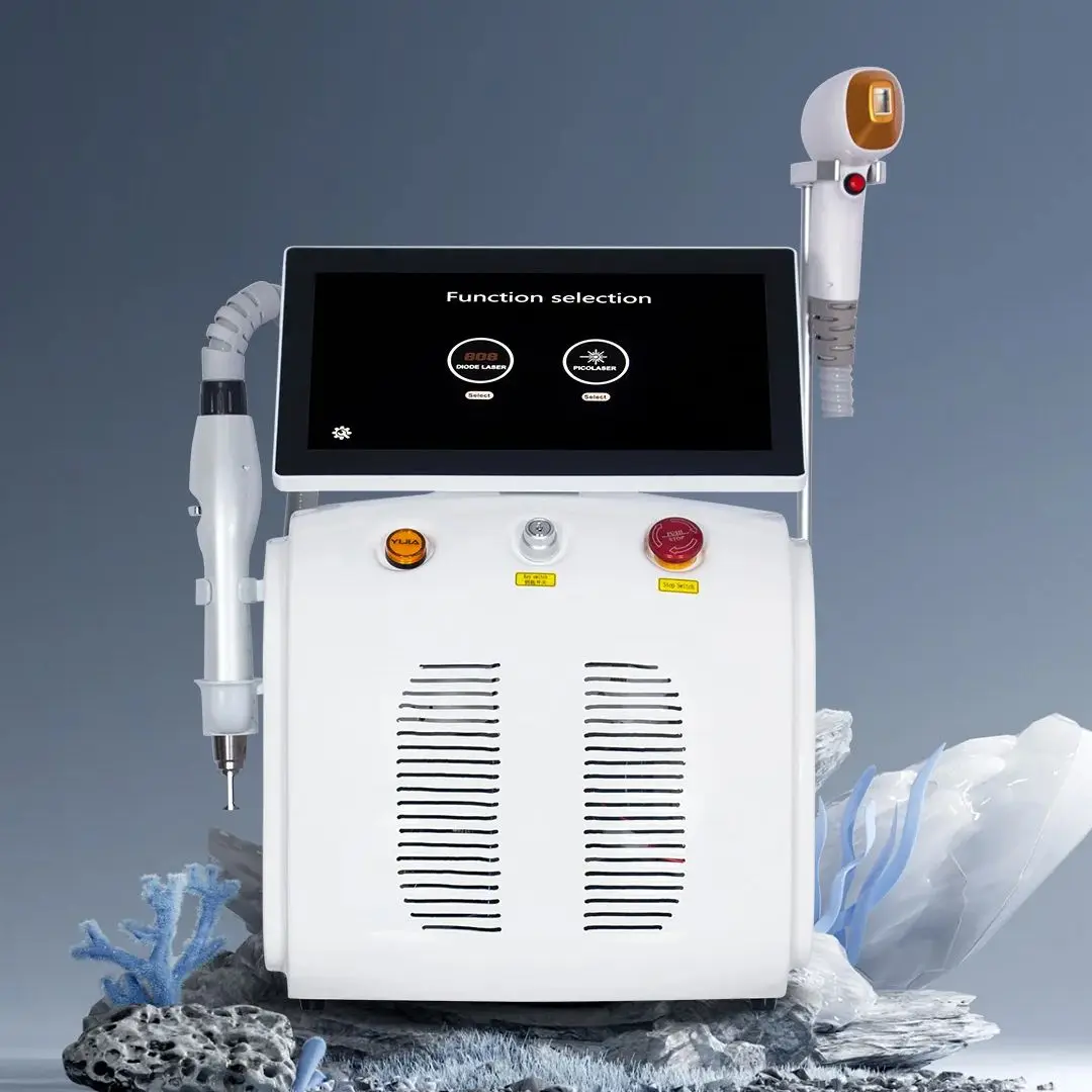 Professional Diode Laser Hair Removal Machine Tattoo Removal Diode Laser Picosecond Laser 2In1 3000W 3 Wavelength 755 808 1064NM
Professional Diode Laser Hair Removal Machine Tattoo Removal Diode Laser Picosecond Laser 2In1 3000W 3 Wavelength 755 808 1064NM