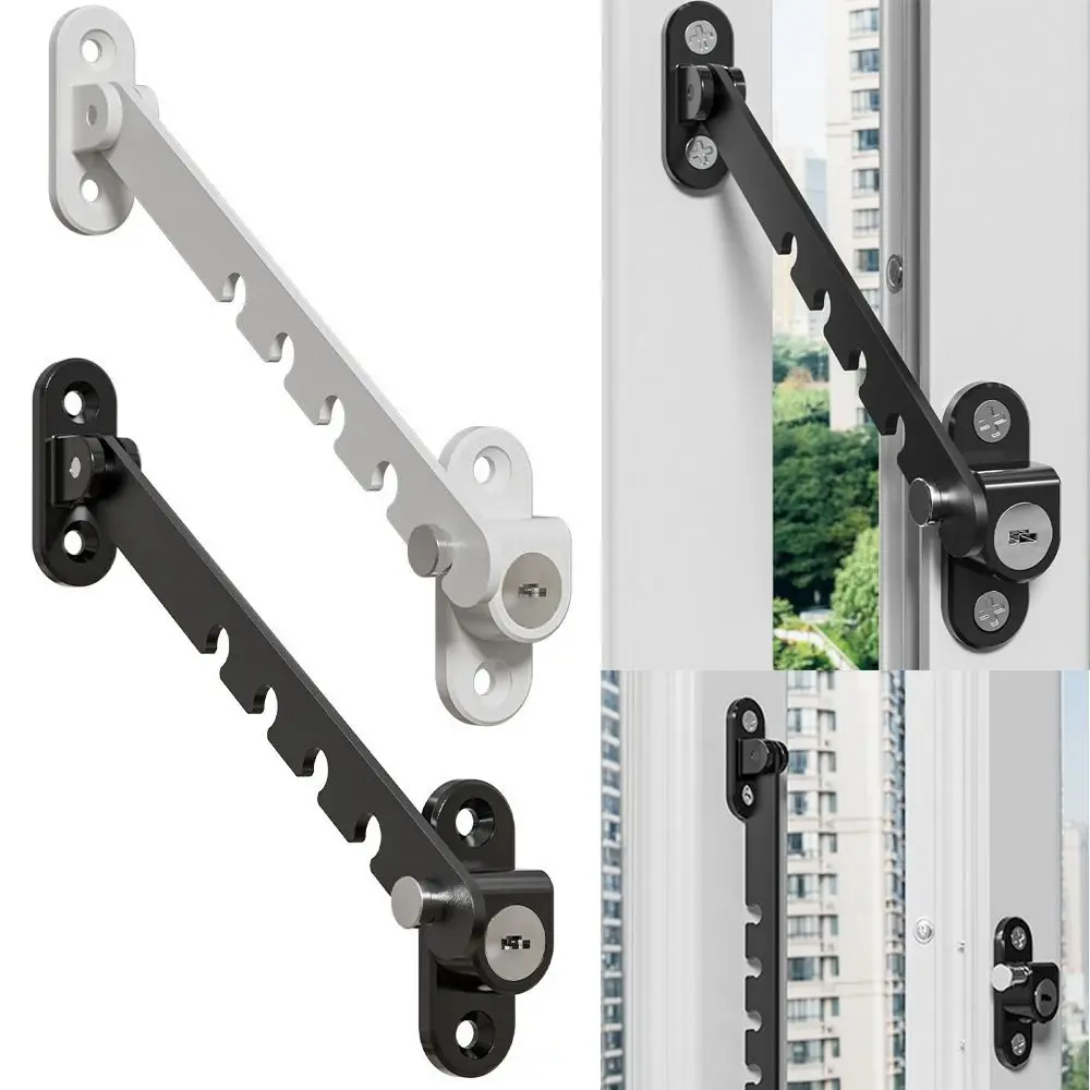 Metal Window Blocking Lock Windproof Adjustable Window Limiter Blocker Security Protection Fixator Window Position Stopper
Metal Window Blocking Lock Windproof Adjustable Window Limiter Blocker Security Protection Fixator Window Position Stopper