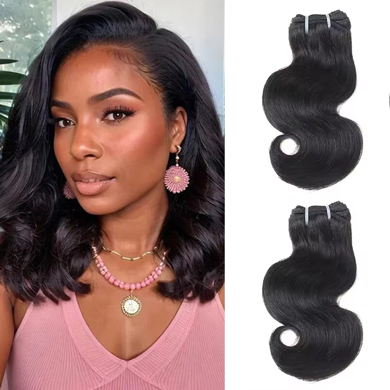 8-16 Inch Body Wave Bundles Brazilian Raw Human Hair Bundles Extensions Unprocessed Straight Hair 1 3 4 Bundle For Women
8-16 Inch Body Wave Bundles Brazilian Raw Human Hair Bundles Extensions Unprocessed Straight Hair 1 3 4 Bundle For Women