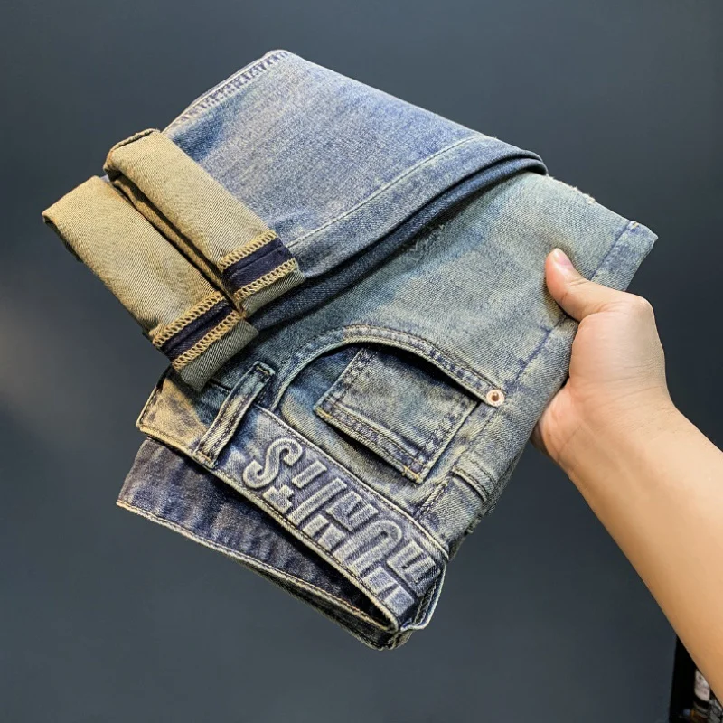 Men's American Jeans2024Summer Thin Retro Trendy Pencil Pants Printing2Slim Stretch Long Skinny Pants
Men's American Jeans2024Summer Thin Retro Trendy Pencil Pants Printing2Slim Stretch Long Skinny Pants