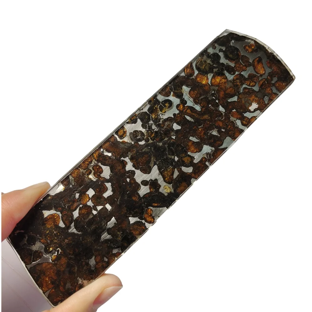 65.3g Sericho Pallastie meteorite slice Olivine Natural meteorite material Collection - from Kenya -CA234
65.3g Sericho Pallastie meteorite slice Olivine Natural meteorite material Collection - from Kenya -CA234