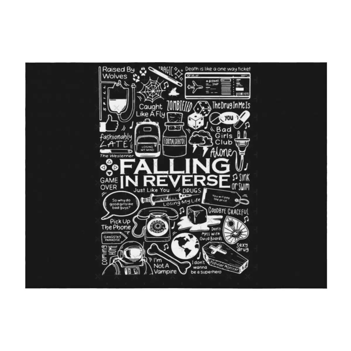 Falling in Reverse Classic Throw Blanket warm for winter valentine gift ideas Fashion Sofas Decorative Throw Blankets
Falling in Reverse Classic Throw Blanket warm for winter valentine gift ideas Fashion Sofas Decorative Throw Blankets
