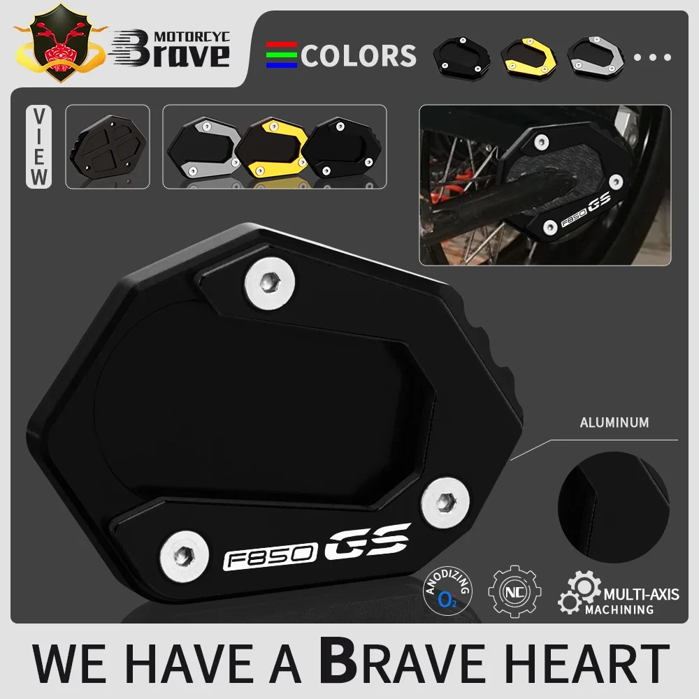 For BMW F850GS F850GSA F 850 GS ADV GSA 2021 Motorcycle Accessories CNC Kickstand Foot Side Stand Extension Pad Support Plate
For BMW F850GS F850GSA F 850 GS ADV GSA 2021 Motorcycle Accessories CNC Kickstand Foot Side Stand Extension Pad Support Plate