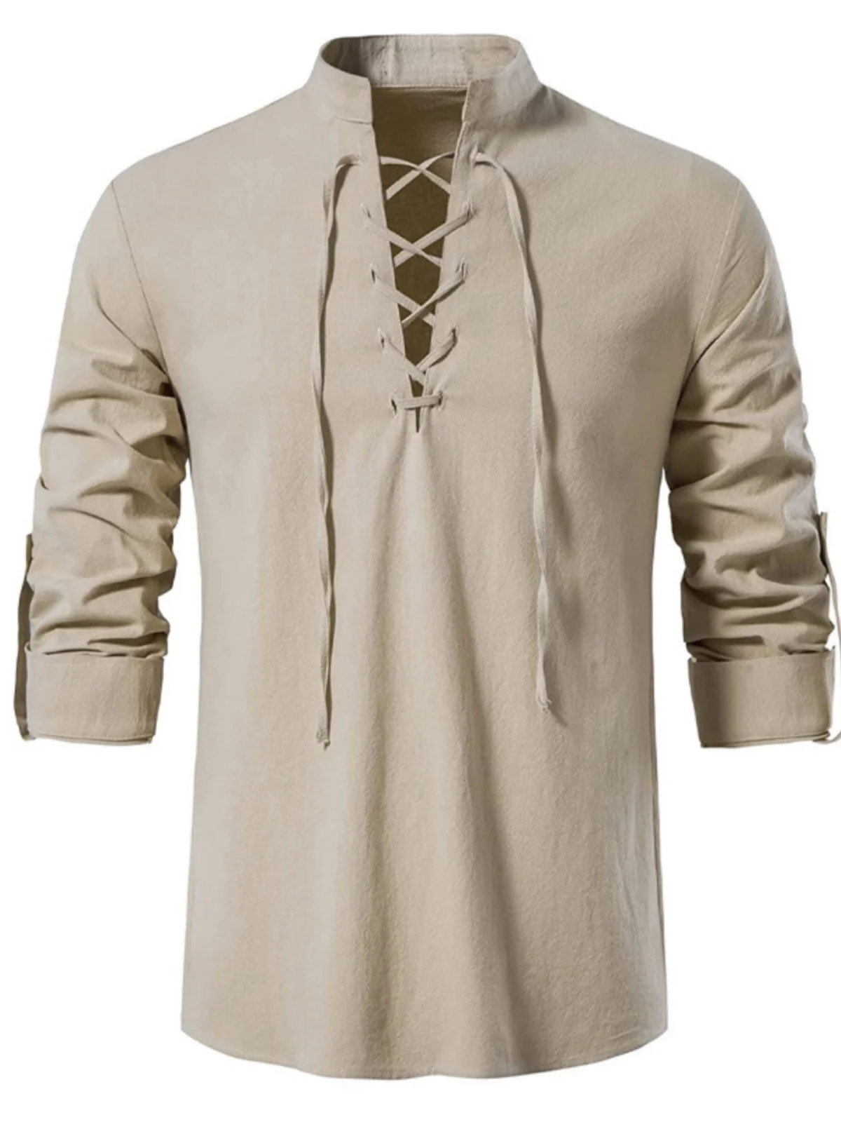 Medieval Wizard Long Sleeve Shirt Henry Cotton Linen Casual Men's Collar Shirt Halloween Cosplay Pure Color Stage Costume
Medieval Wizard Long Sleeve Shirt Henry Cotton Linen Casual Men's Collar Shirt Halloween Cosplay Pure Color Stage Costume