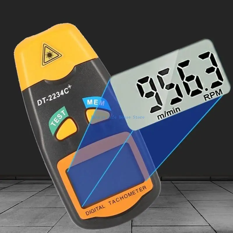 37MF Digital Tachometer With Memory Function, Speedometer For Wood And Metalworking Speed Tester
37MF Digital Tachometer With Memory Function, Speedometer For Wood And Metalworking Speed Tester