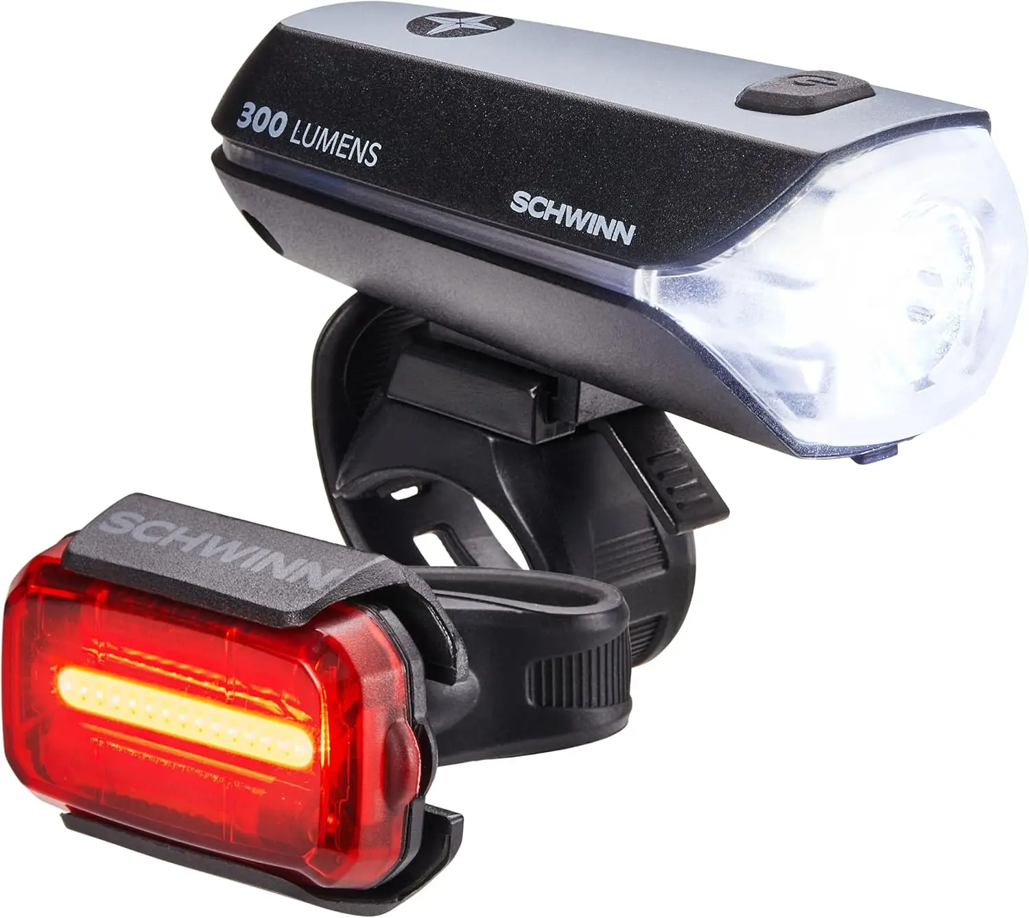 300 Lumen Rechargeable Bike Light Set with COB LED, Wide-Angle Safety Modes
300 Lumen Rechargeable Bike Light Set with COB LED, Wide-Angle Safety Modes