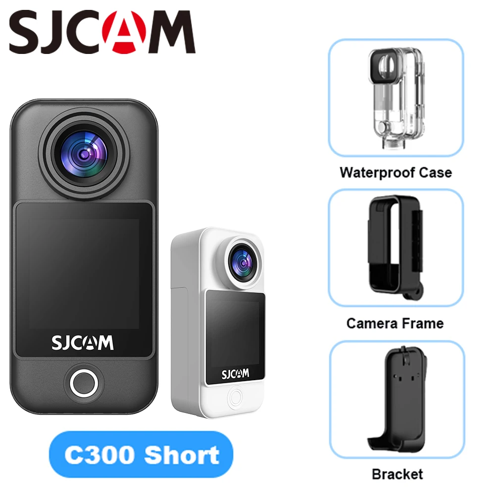 SJCAM C300 Pocket Kids Action Camera, Thumb-Sized 4K Cam, with One-Click Record, POV, Supports Remote Control, Gift for Children
SJCAM C300 Pocket Kids Action Camera, Thumb-Sized 4K Cam, with One-Click Record, POV, Supports Remote Control, Gift for Children