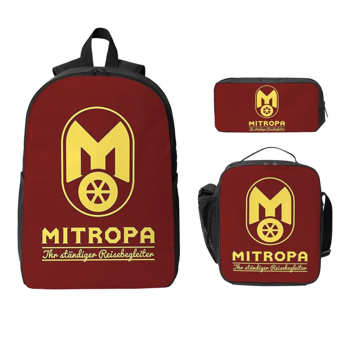 Mitropa Your Constant Travel Companion Backpack BookBag School Bag Laptop Shoulder Bags 3ps Insulated Lunch Bag Pencil Case
Mitropa Your Constant Travel Companion Backpack BookBag School Bag Laptop Shoulder Bags 3ps Insulated Lunch Bag Pencil Case