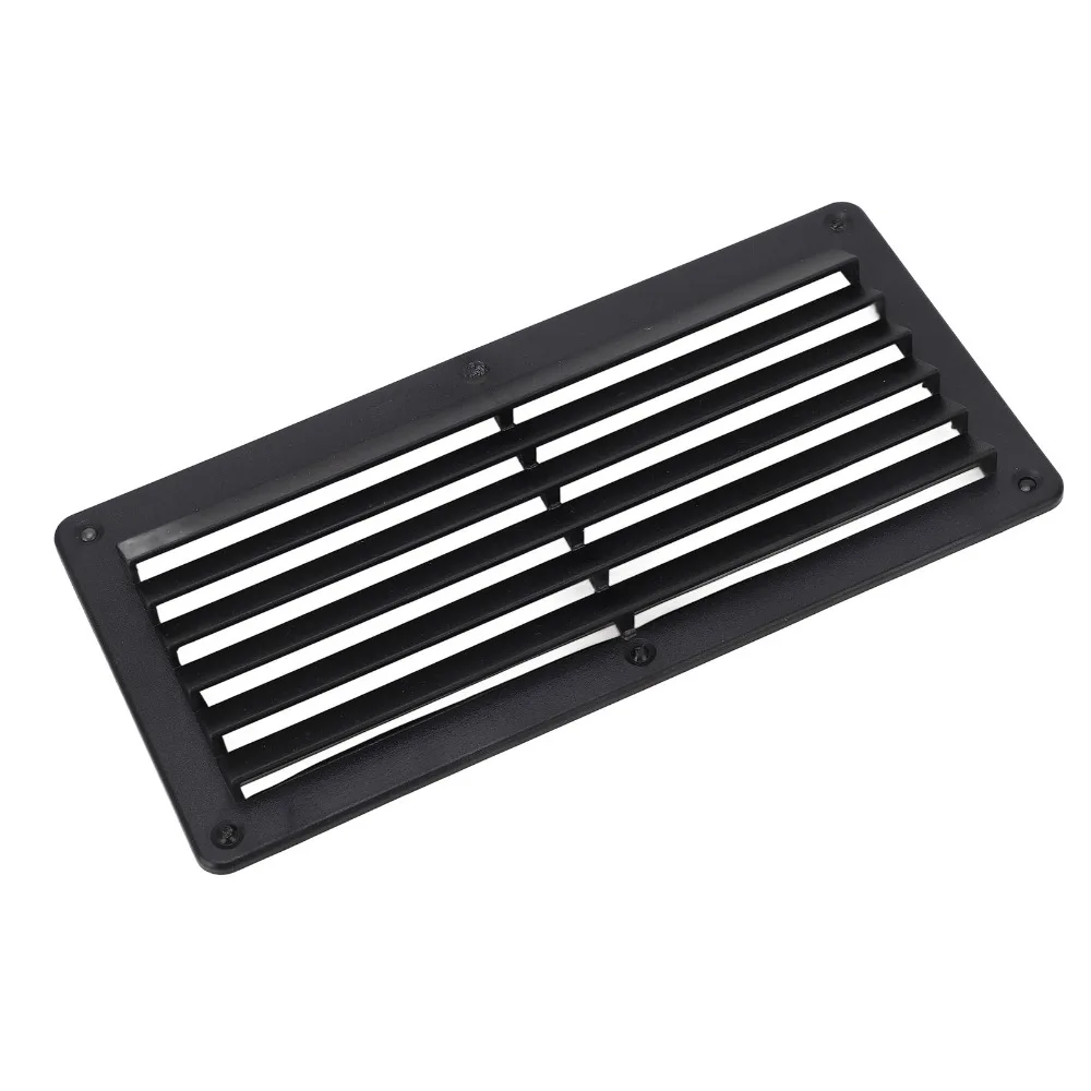 Vent Cover 10.4*5in RV Air Vent Black Overhead Outlet Fan Air Outlet Vents RV Use
Vent Cover 10.4*5in RV Air Vent Black Overhead Outlet Fan Air Outlet Vents RV Use