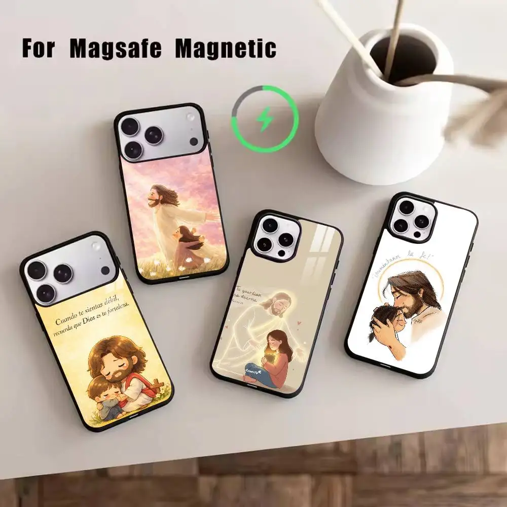 J-Jesus Bible Verse Spanish Phone Case For Magsafe Wireless Charging For iPhone17,16,15,14,13,12,11 Plus,Pro Magnetic
J-Jesus Bible Verse Spanish Phone Case For Magsafe Wireless Charging For iPhone17,16,15,14,13,12,11 Plus,Pro Magnetic