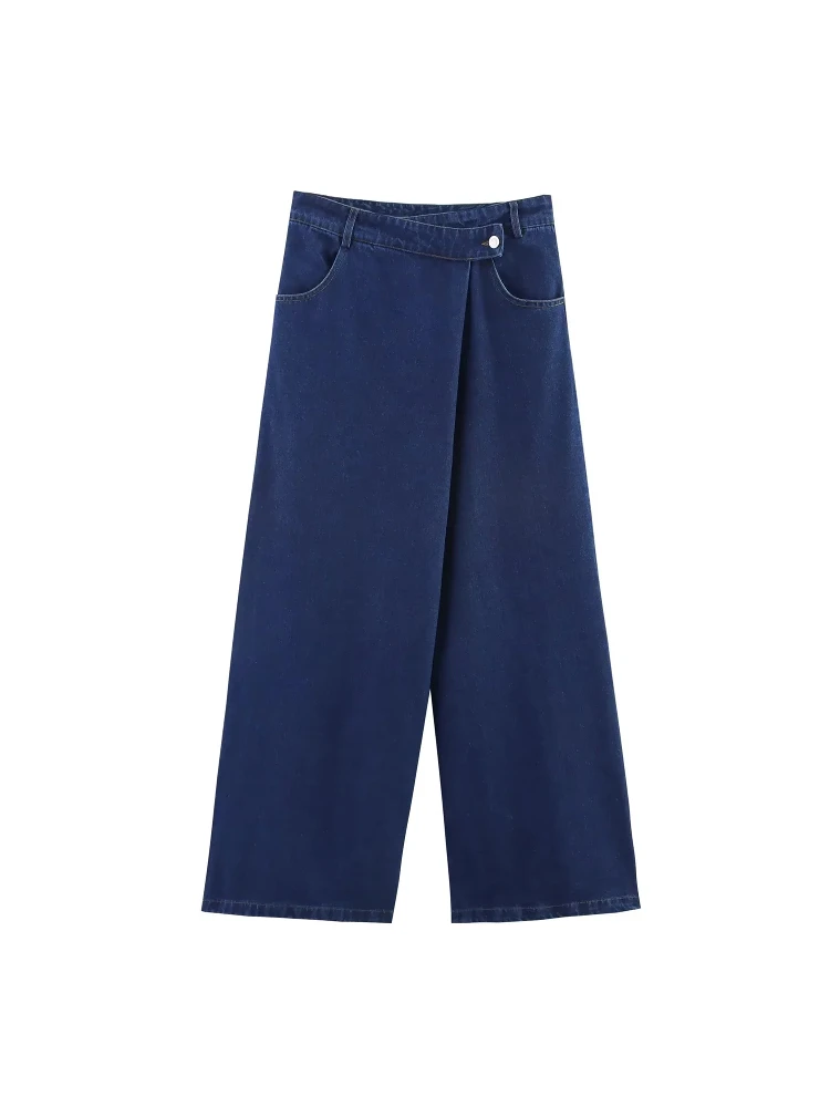 Retro Jeans For Women European Style High Waisted Straight Leg Pants 2025 Summer New Casual Wide Leg Pants Blue Loose Trousers
Retro Jeans For Women European Style High Waisted Straight Leg Pants 2025 Summer New Casual Wide Leg Pants Blue Loose Trousers