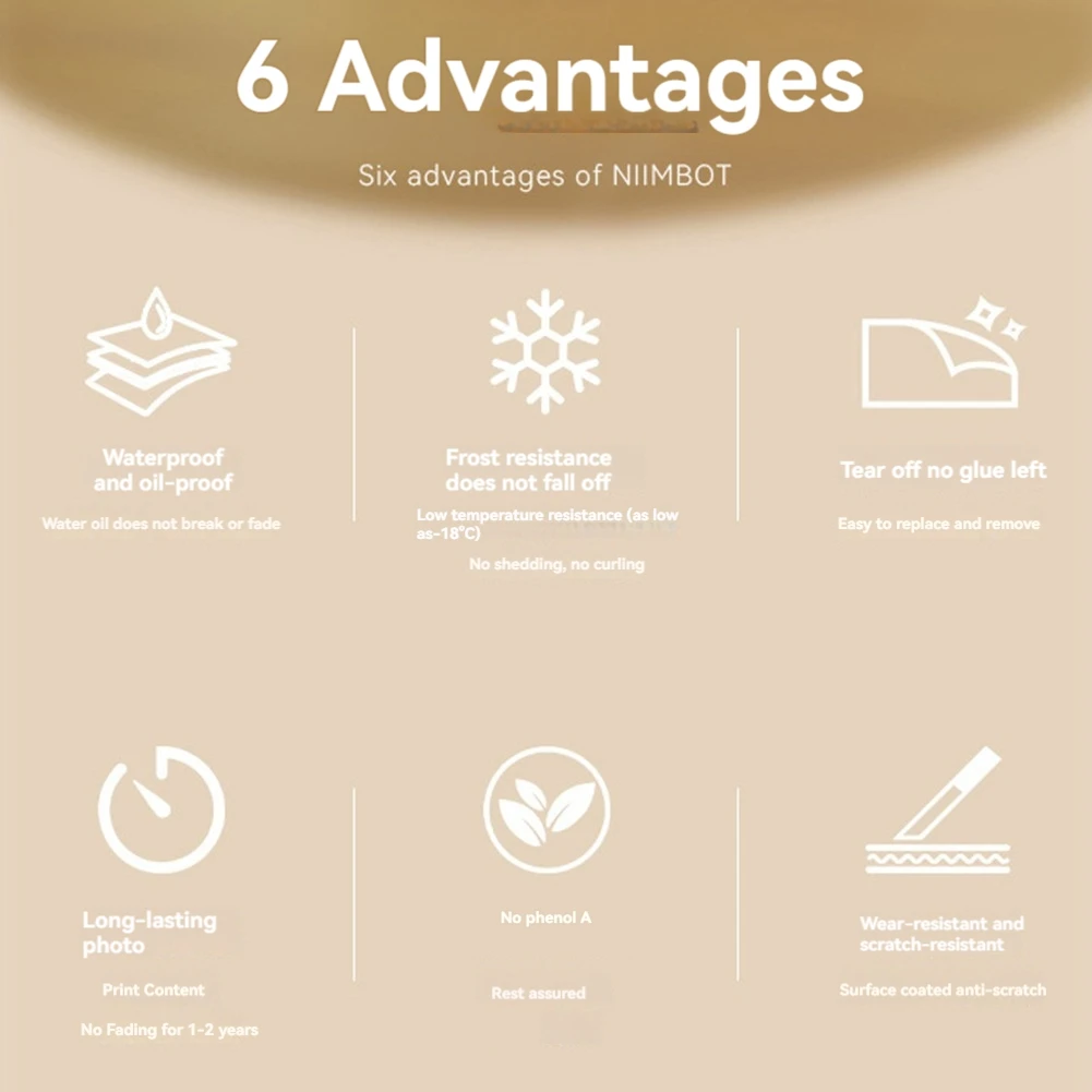 Durable-For NIIMBOT B21/B1/B203/B3S Frozen Label Paper Resistant To Low Temperatures Down-18°C For Kitchen/Freezer Cabinet,For N
Durable-For NIIMBOT B21/B1/B203/B3S Frozen Label Paper Resistant To Low Temperatures Down-18°C For Kitchen/Freezer Cabinet,For N
