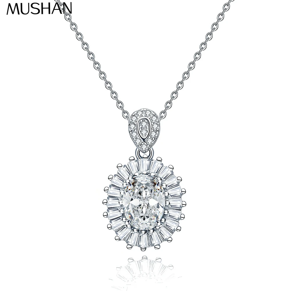 Ювелирные изделия MUSHAN: Роскошное ожерелье из стерлингового серебра 925 пробы с цепочкой-веревкой и муассанитом цвета D, позолоченное, для невесты, праздничное, с патентом MST
Ювелирные изделия MUSHAN: Роскошное ожерелье из стерлингового серебра 925 пробы с цепочкой-веревкой и муассанитом цвета D, позолоченное, для невесты, праздничное, с патентом MST