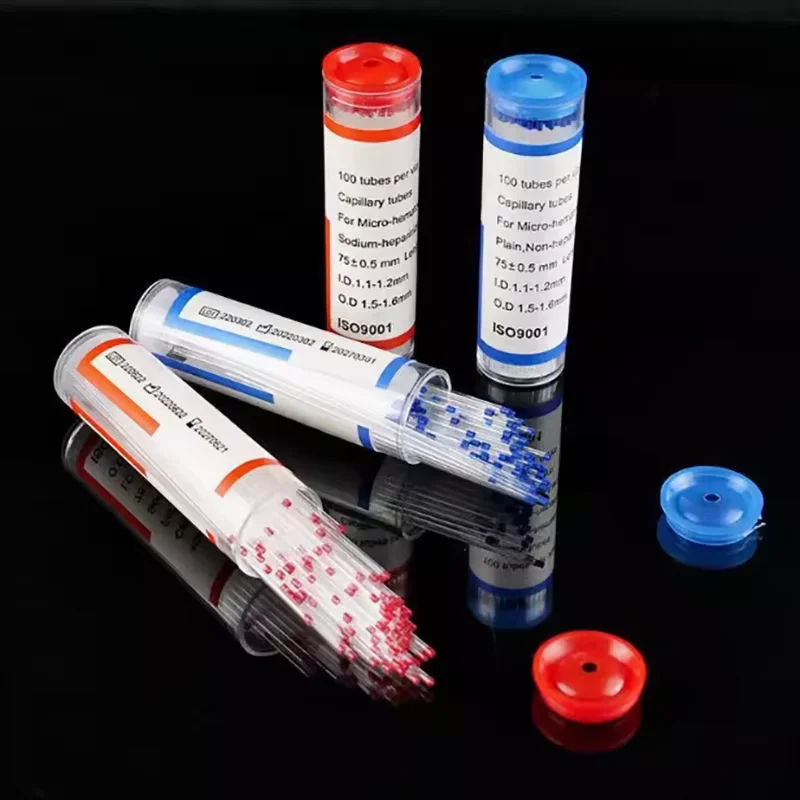 100/PK Capillary Tubes For Micro Hematocrit Non-heparinized Micro Haematocrit Capillaries Sodium-heparinized 75mm ID 1.1-1.2mm
100/PK Capillary Tubes For Micro Hematocrit Non-heparinized Micro Haematocrit Capillaries Sodium-heparinized 75mm ID 1.1-1.2mm