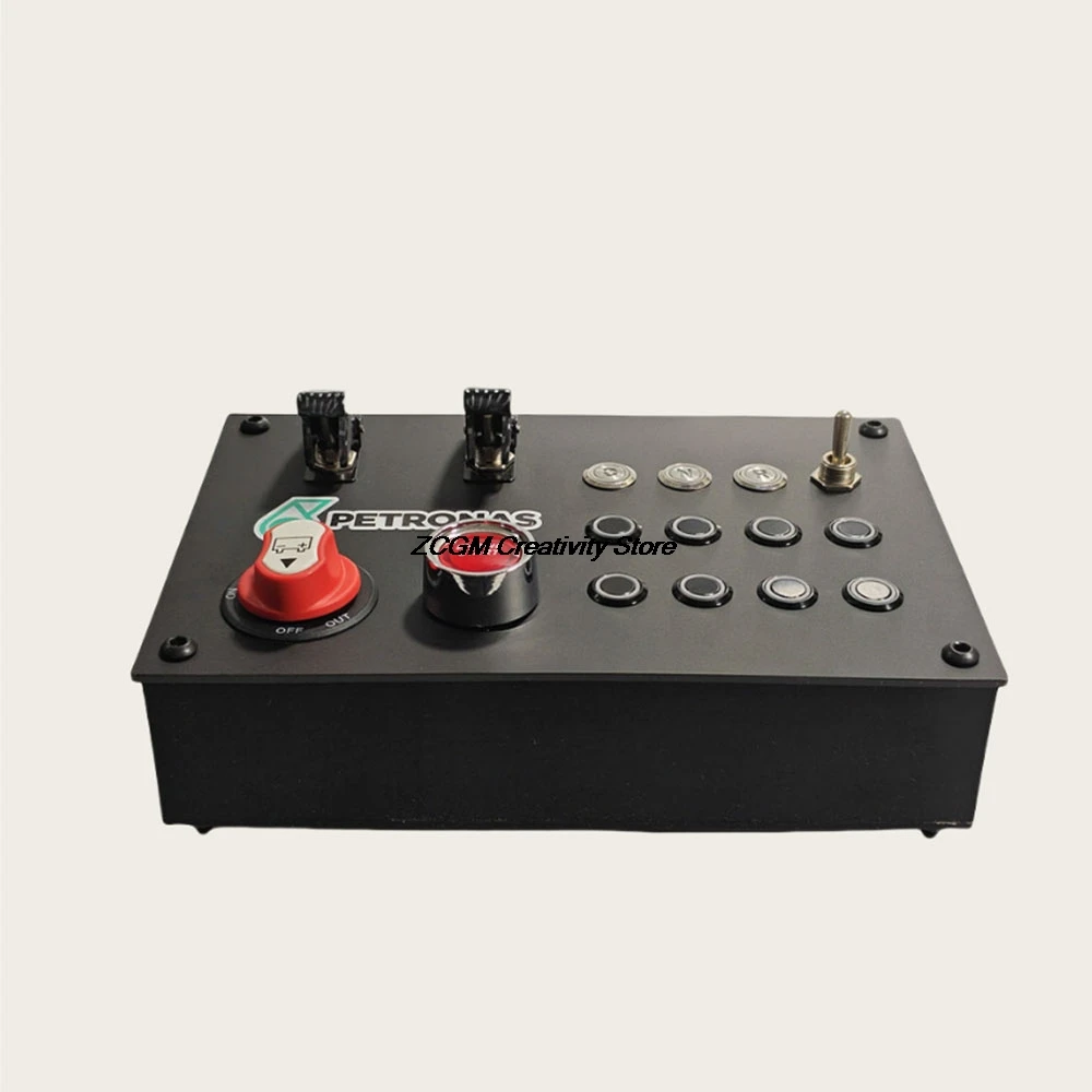 Simulates Racing Car Central Control Box Euro Truck Multifunctional Control Button Box PC USB for Fanatec Thrustmaster Simdid
Simulates Racing Car Central Control Box Euro Truck Multifunctional Control Button Box PC USB for Fanatec Thrustmaster Simdid