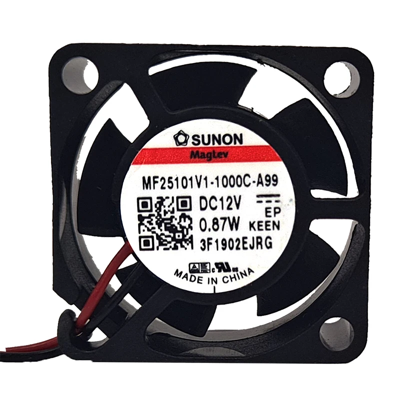 SUNON MF25101V1-1000C-A99 DC 12V 0,87 W 25x25x10mm 2-проводной Вентилятор охлаждения сервера
SUNON MF25101V1-1000C-A99 DC 12V 0,87 W 25x25x10mm 2-проводной Вентилятор охлаждения сервера