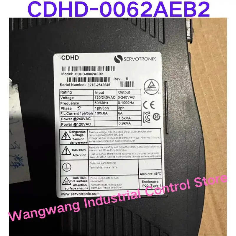 Б/у, протестировано, в хорошем состоянии, сервопривод CDHD-0062AEB2
Б/у, протестировано, в хорошем состоянии, сервопривод CDHD-0062AEB2
