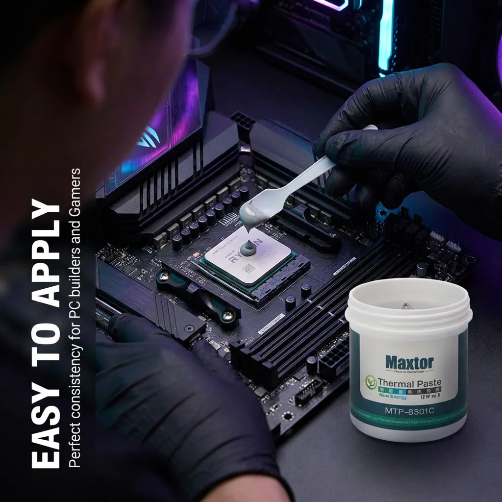 Maxtor MTP 8301C 12W mk Thermal Grease 150g 300g Bulk Thermal Compound for CPU GPU PC PS4 Repair Shops
Maxtor MTP 8301C 12W mk Thermal Grease 150g 300g Bulk Thermal Compound for CPU GPU PC PS4 Repair Shops