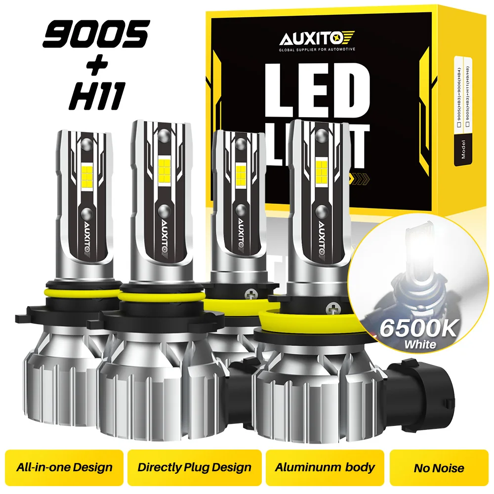 AUXITO H8/H11 9005/HB3 Светодиодные лампы для фар Combo Canbus No Error Дальний ближний свет Комплект автомобильных фар Противотуманные фары высокой мощности 6500K 12V
AUXITO H8/H11 9005/HB3 Светодиодные лампы для фар Combo Canbus No Error Дальний ближний свет Комплект автомобильных фар Противотуманные фары высокой мощности 6500K 12V
