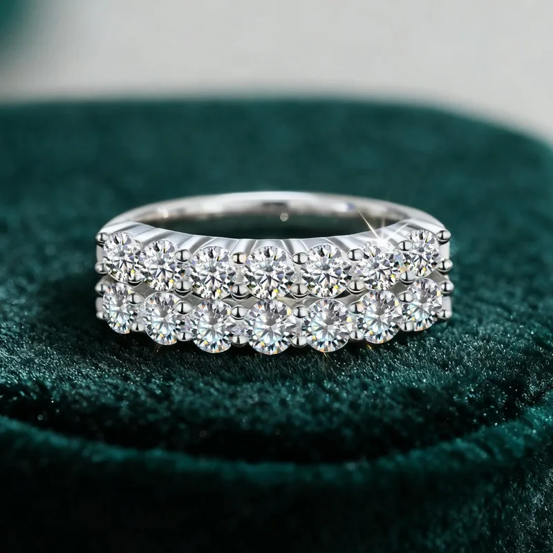 KNB 1.4ct Real Moissanite Diamond Eternity Ring for Women 925 Sterling Silver Daily Party Gorgeous High Quality Fine Jewelry
KNB 1.4ct Real Moissanite Diamond Eternity Ring for Women 925 Sterling Silver Daily Party Gorgeous High Quality Fine Jewelry