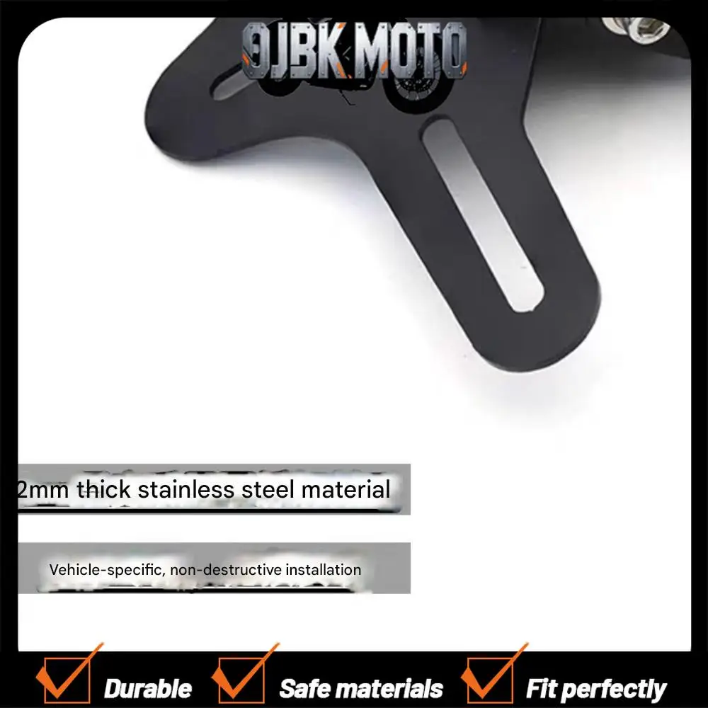 Applicable to 800NK 675NK 450NK short tail license plate frame and 650NK 400NK 150NK modified rear spoiler license plate frame
Applicable to 800NK 675NK 450NK short tail license plate frame and 650NK 400NK 150NK modified rear spoiler license plate frame