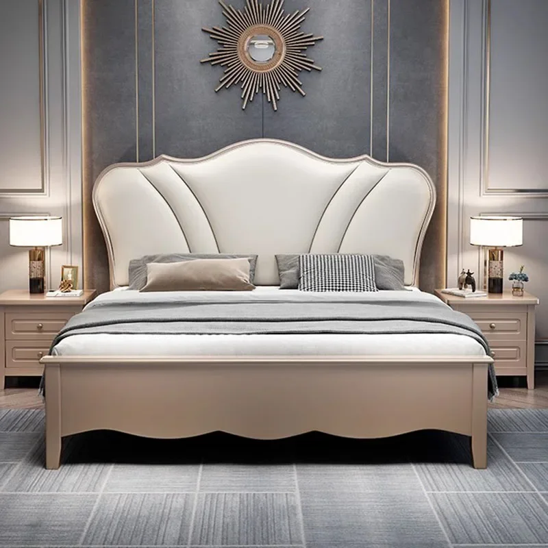 American Luxury Double Bed Storage Modern Solid Wood Double Bed Princess Adults Camas De Dormitorio Bedroom Set Furniture
American Luxury Double Bed Storage Modern Solid Wood Double Bed Princess Adults Camas De Dormitorio Bedroom Set Furniture