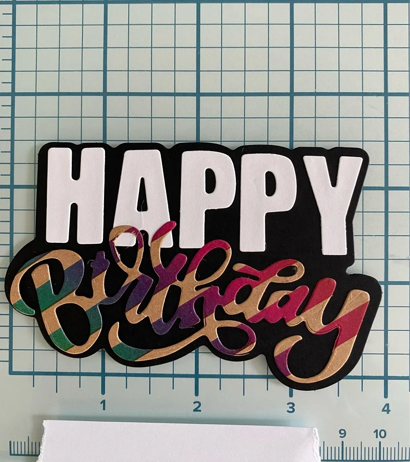 Happy Birthday metal cutting dies mold Scrapbooking decoration paper craft knife mould blade punch template Embossing 1pcs
Happy Birthday metal cutting dies mold Scrapbooking decoration paper craft knife mould blade punch template Embossing 1pcs