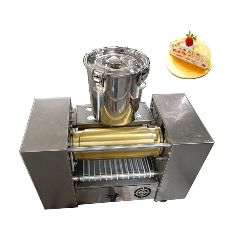 Automatic Commercial Mini Mille Crepe Cake Maker Pancake Spring Roll Crepe Baking Equipment
Automatic Commercial Mini Mille Crepe Cake Maker Pancake Spring Roll Crepe Baking Equipment