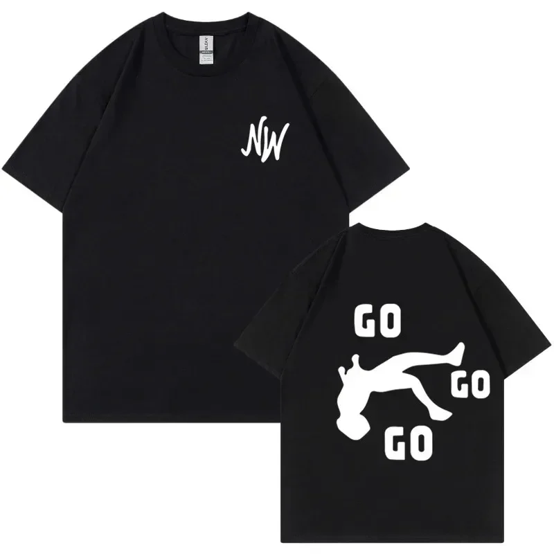Nidal Wonder printed T-shirt men's summer 100% cotton retro round neck simple fashion T-shirt loose o-neck short-sleeved top
Nidal Wonder printed T-shirt men's summer 100% cotton retro round neck simple fashion T-shirt loose o-neck short-sleeved top