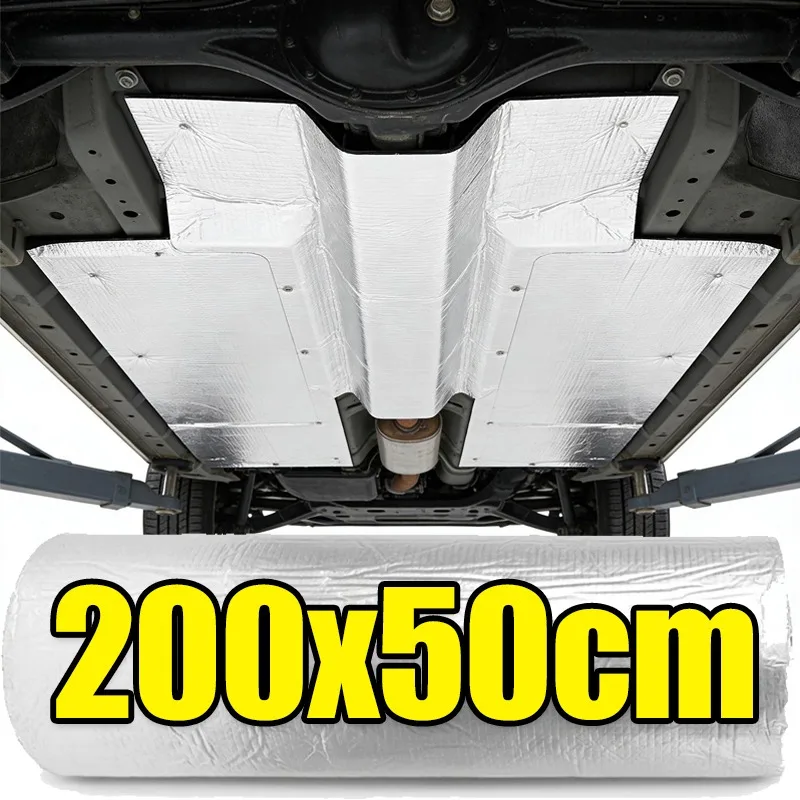 200x50cm Auto Heat Insulation Pad Aluminum Foil Sound Deadening Mat Quiet Driving Rubber Foam Vehicle Noise Protector Anti Aging
200x50cm Auto Heat Insulation Pad Aluminum Foil Sound Deadening Mat Quiet Driving Rubber Foam Vehicle Noise Protector Anti Aging