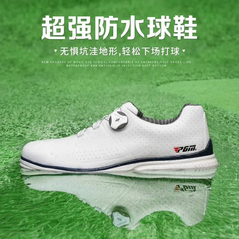 Comfortable PGM Golf Shoes Men's Waterproof S hoes Non-slip Spikeless Sh oes Summer Breathable Men's Shoes
Comfortable PGM Golf Shoes Men's Waterproof S hoes Non-slip Spikeless Sh oes Summer Breathable Men's Shoes