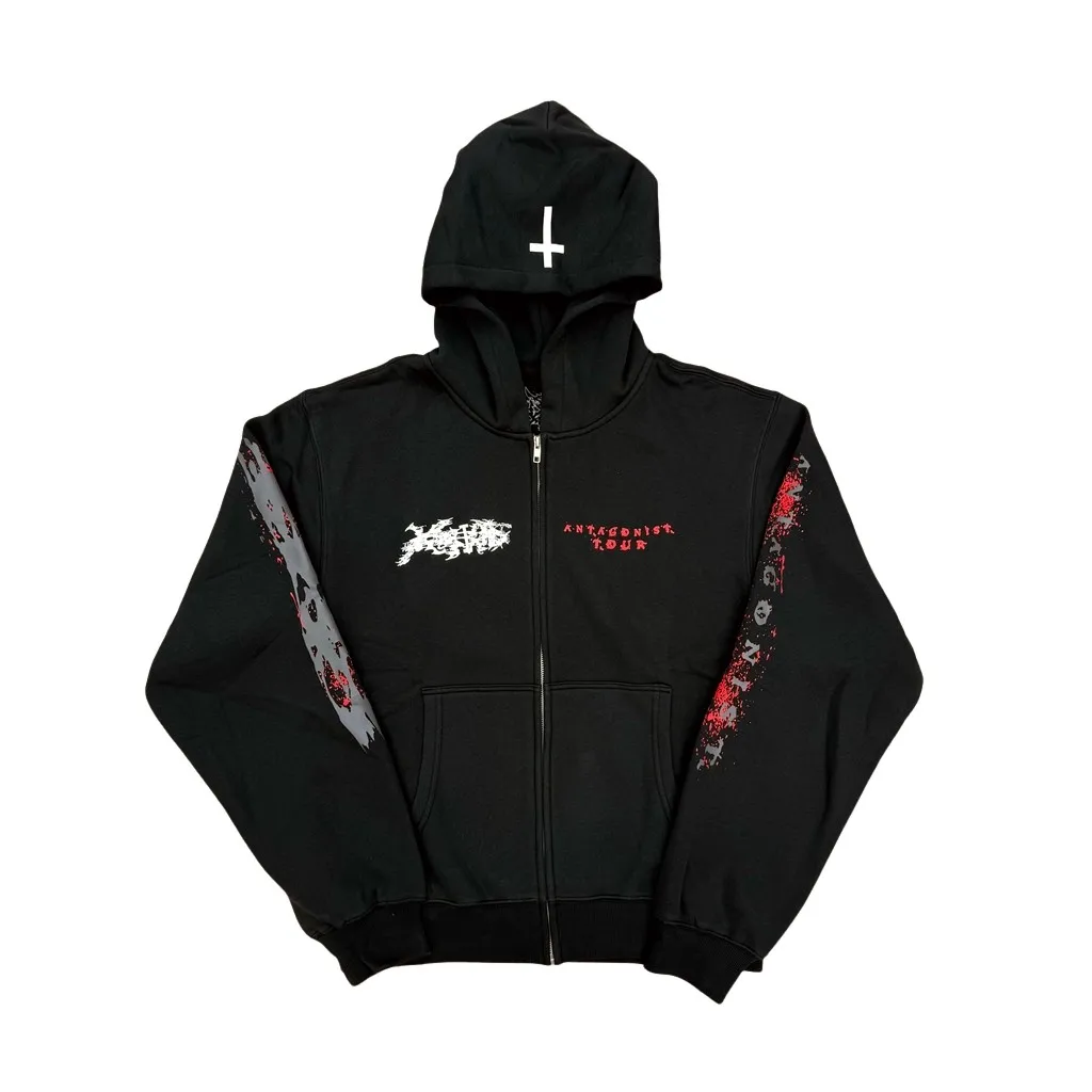 Новые мужские толстовки с капюшоном Ken Carson Antagonist Merch на молнии с крестом, толстовки с капюшоном, бархатный хлопок, плотный флис, США E127
Новые мужские толстовки с капюшоном Ken Carson Antagonist Merch на молнии с крестом, толстовки с капюшоном, бархатный хлопок, плотный флис, США E127