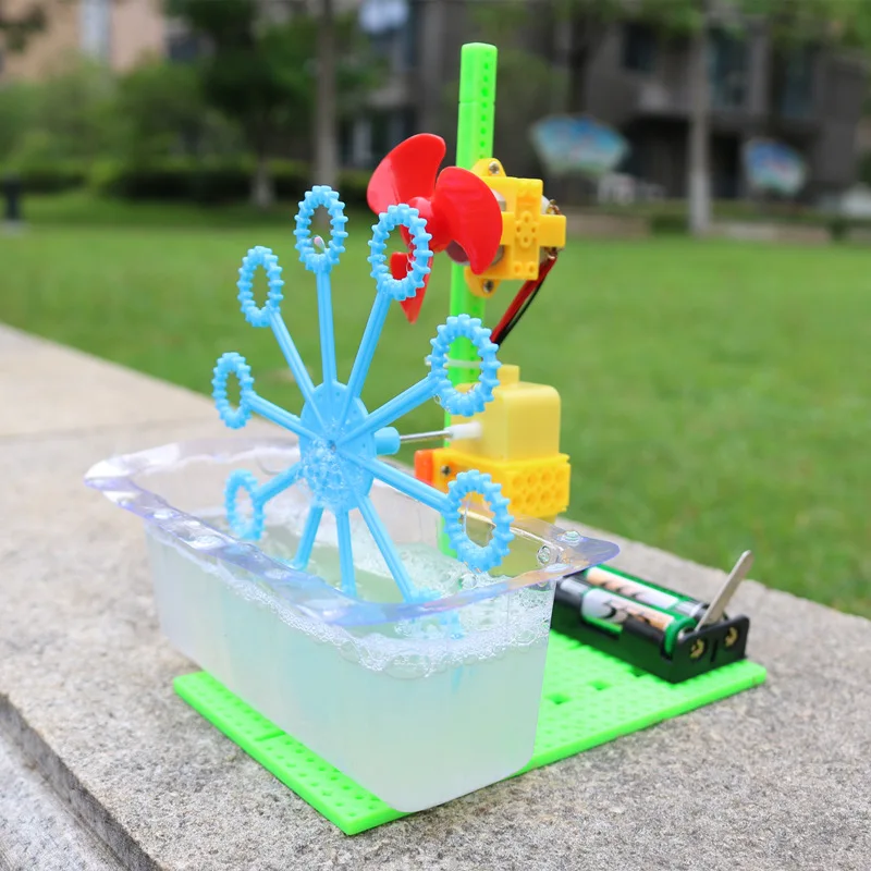 Hand cranked Bubble Machine, Scientific Small Maker Puzzle Experiment Toy DIY Technology Small Maker Children's Toy
Hand cranked Bubble Machine, Scientific Small Maker Puzzle Experiment Toy DIY Technology Small Maker Children's Toy