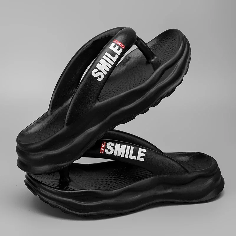 Summer Men's Flip Flops Outdoor Indoor Slippers Comfortable Thick Soft Sole Slides Men Beach Sandals Non-slip Home Men Slippers
Summer Men's Flip Flops Outdoor Indoor Slippers Comfortable Thick Soft Sole Slides Men Beach Sandals Non-slip Home Men Slippers