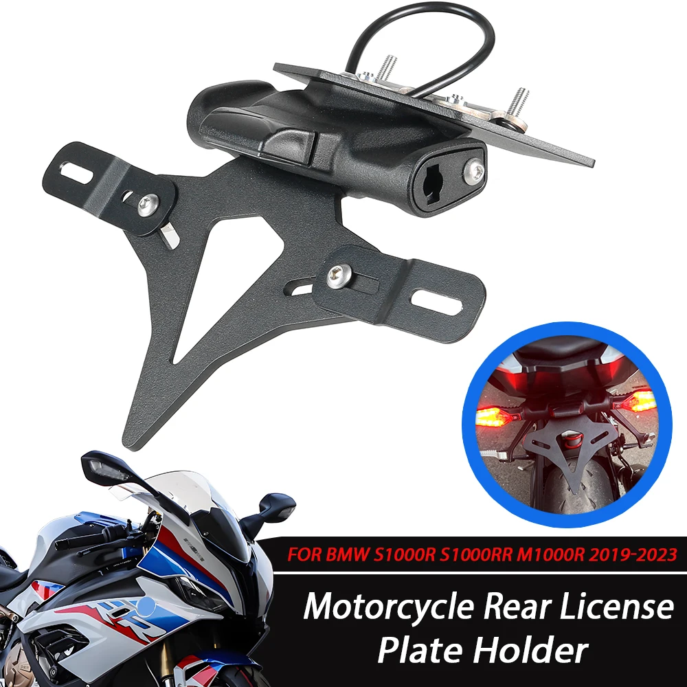 Motorcycle Rear License Plate Holder LED Light Short Plate License Number Holder Racket For BMW S1000R S1000RR M1000R 2019-2023
Motorcycle Rear License Plate Holder LED Light Short Plate License Number Holder Racket For BMW S1000R S1000RR M1000R 2019-2023