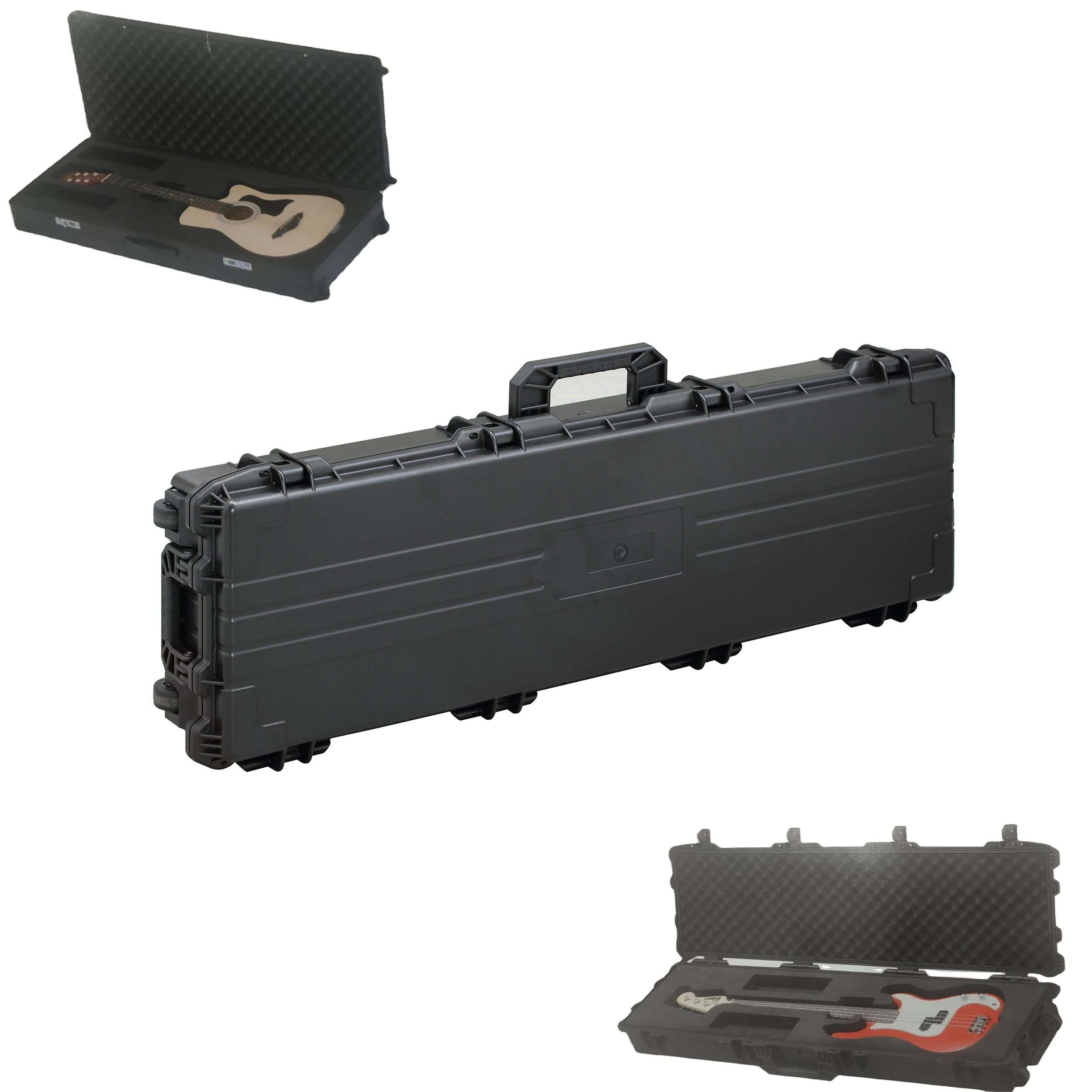 2024 Waterproof hard plastic case trolley electric guitar protective cases musical instrument equipment case13016
2024 Waterproof hard plastic case trolley electric guitar protective cases musical instrument equipment case13016