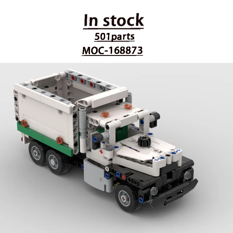 MOC-168873 New Classic Freight Semi-Trailer Dump Truck Building Block Model 501 Parts MOC Boys Children's Birthday Toy Gift
MOC-168873 New Classic Freight Semi-Trailer Dump Truck Building Block Model 501 Parts MOC Boys Children's Birthday Toy Gift