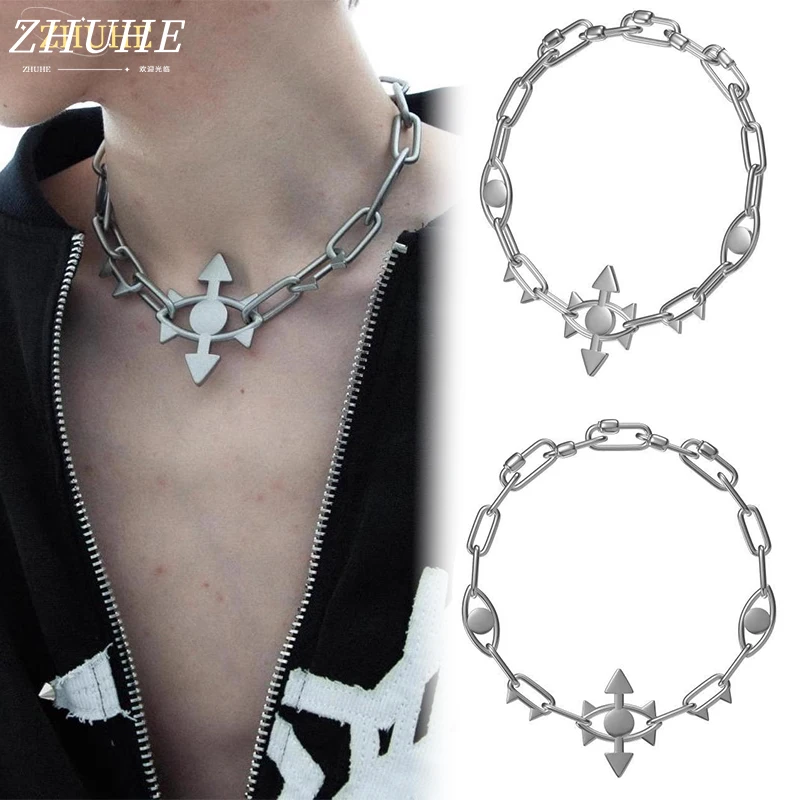 ZHUHE The Triangular Eye Necklace In Cyberpunk Style Is A Jewelry Accessory For Men And Women As A Party Gift
ZHUHE The Triangular Eye Necklace In Cyberpunk Style Is A Jewelry Accessory For Men And Women As A Party Gift