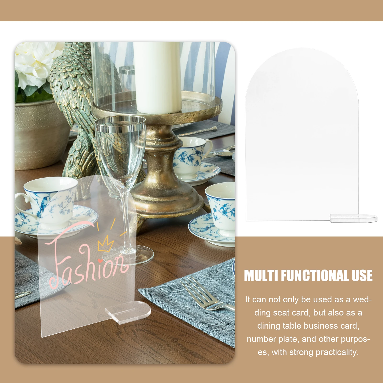 30 set Acrylic Table Signs Seat Number Holders Arched Blank Display Stands For Wedding Party Banquet Restaurant Decor Place
30 set Acrylic Table Signs Seat Number Holders Arched Blank Display Stands For Wedding Party Banquet Restaurant Decor Place