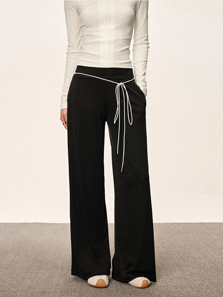 American Style High Waist Wide Leg Straight Leg Pants Women's Early Autumn Elastic Waist Sweatpants Casual Pants
American Style High Waist Wide Leg Straight Leg Pants Women's Early Autumn Elastic Waist Sweatpants Casual Pants