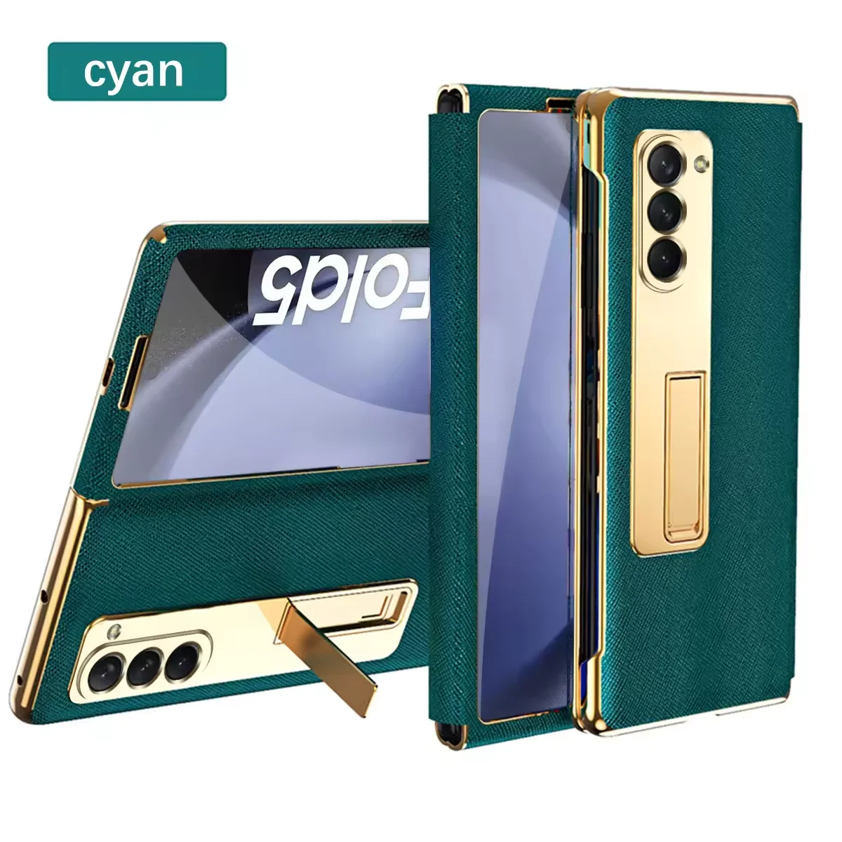 Luxury Leather Case For Samsung Galaxy Z Fold 6 5 4 3 2 5G Plating Frame Foldable Kickstand Front Cover Glass Screen Protector
Luxury Leather Case For Samsung Galaxy Z Fold 6 5 4 3 2 5G Plating Frame Foldable Kickstand Front Cover Glass Screen Protector