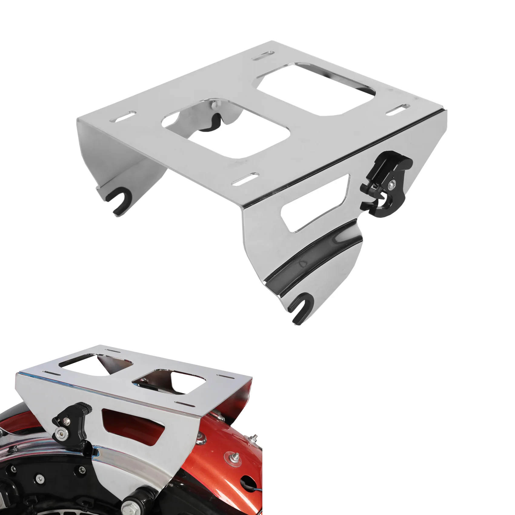 Solo Luggage Mounting Rack Fit For Harley Touring Road Glide FLTR FLHR 2014-2026
Solo Luggage Mounting Rack Fit For Harley Touring Road Glide FLTR FLHR 2014-2026