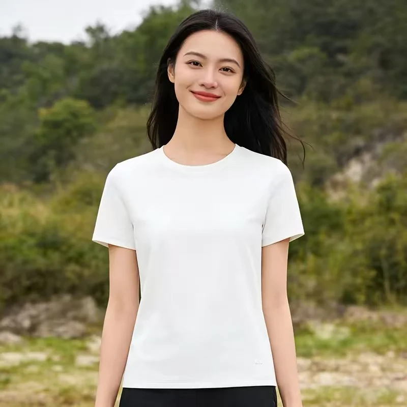Women's Cotton Short Sleeve T-Shirt CT005 Breathable Outdoor Commute Slim Fit Base Layer Shirt Casual Style round Neck
Women's Cotton Short Sleeve T-Shirt CT005 Breathable Outdoor Commute Slim Fit Base Layer Shirt Casual Style round Neck