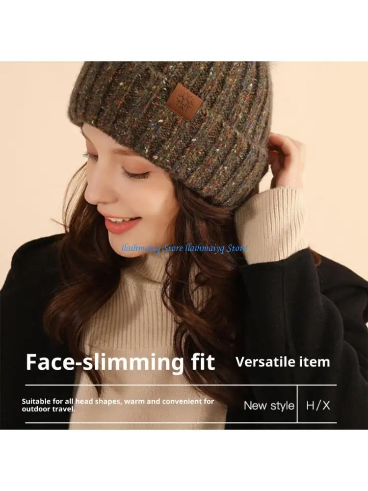 573B Winter Ball Hat Windproof Fleece Lined Design Lightweight Stretchy Autumn Knitted Hat Multi Scenario Use
573B Winter Ball Hat Windproof Fleece Lined Design Lightweight Stretchy Autumn Knitted Hat Multi Scenario Use
