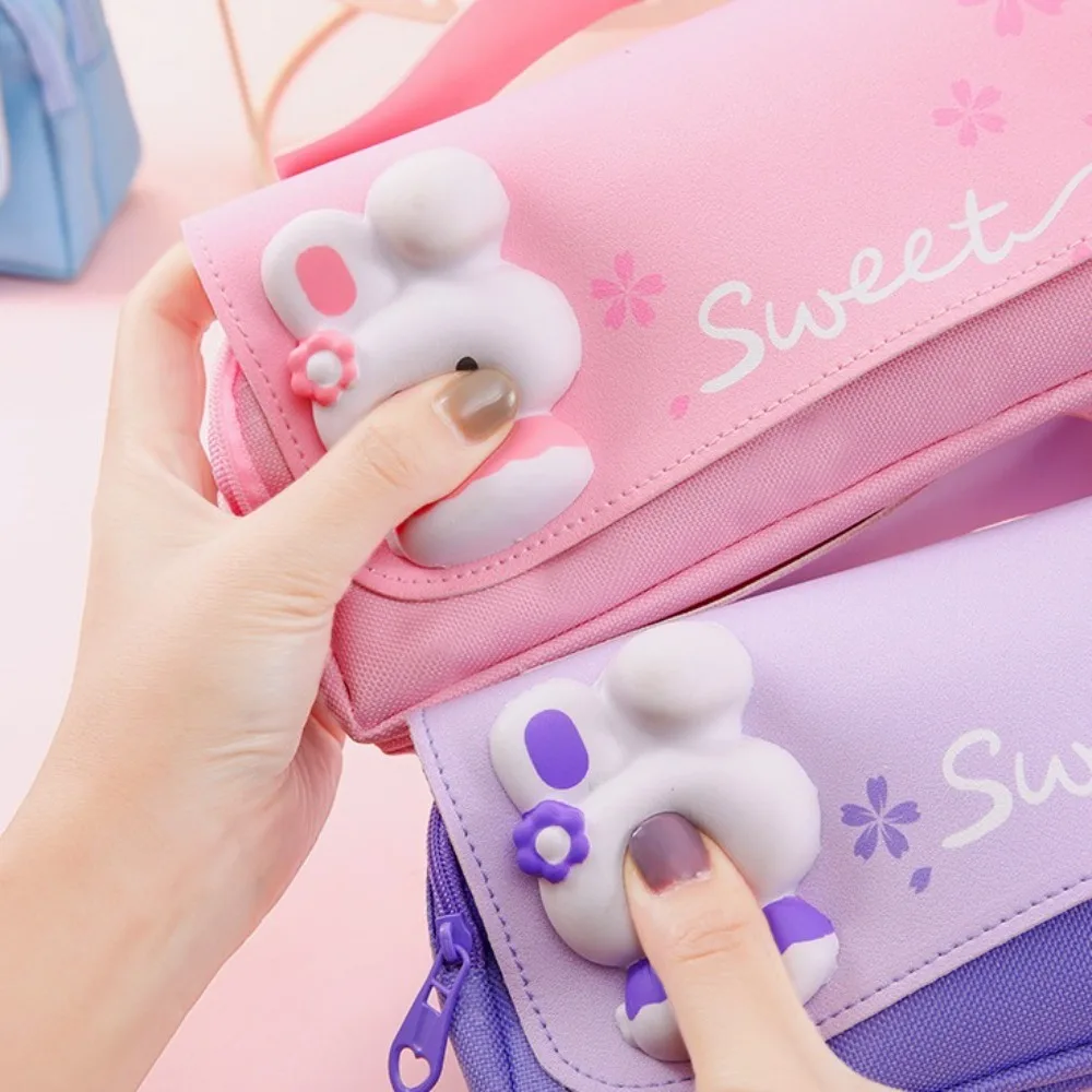 Large Capacity Decompression Pencil Case School Pouch Multifunctional Cute Rabbit Pen Bag 3D Double Layer Big Pencil Box
Large Capacity Decompression Pencil Case School Pouch Multifunctional Cute Rabbit Pen Bag 3D Double Layer Big Pencil Box