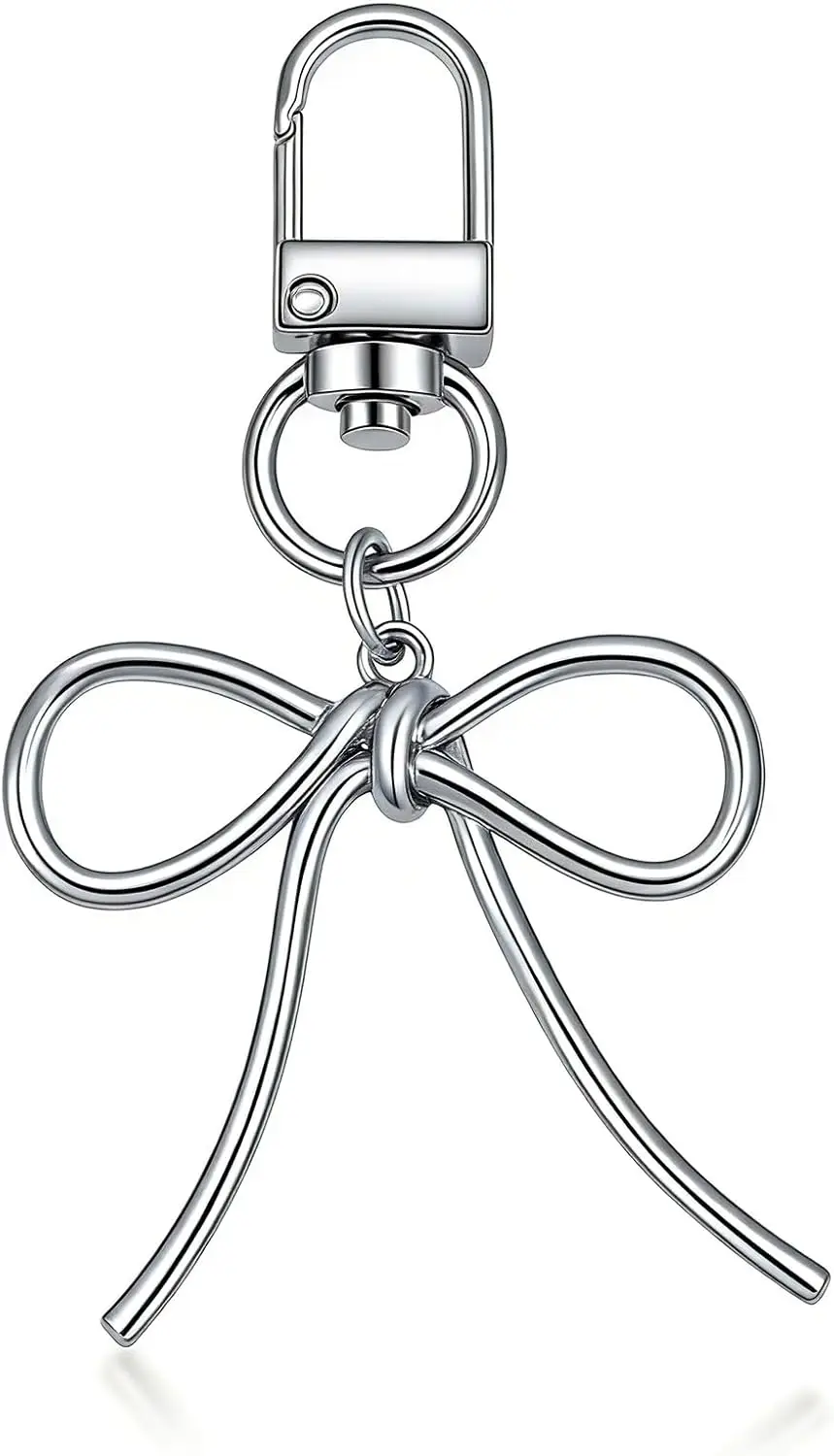 Mini Bow Keychain 360 Swivel Clip for Tote Handbag Purse Wallet Car Key
Mini Bow Keychain 360 Swivel Clip for Tote Handbag Purse Wallet Car Key