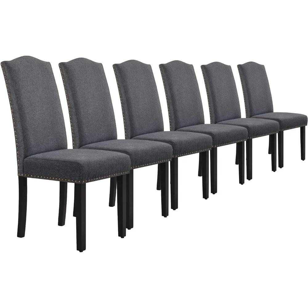 Набор из 6 обеденных стульев, мягкие стулья Parsons с резиновыми деревянными ножками и неткаными стульями без подлокотников для кухни, гостиной
Набор из 6 обеденных стульев, мягкие стулья Parsons с резиновыми деревянными ножками и неткаными стульями без подлокотников для кухни, гостиной