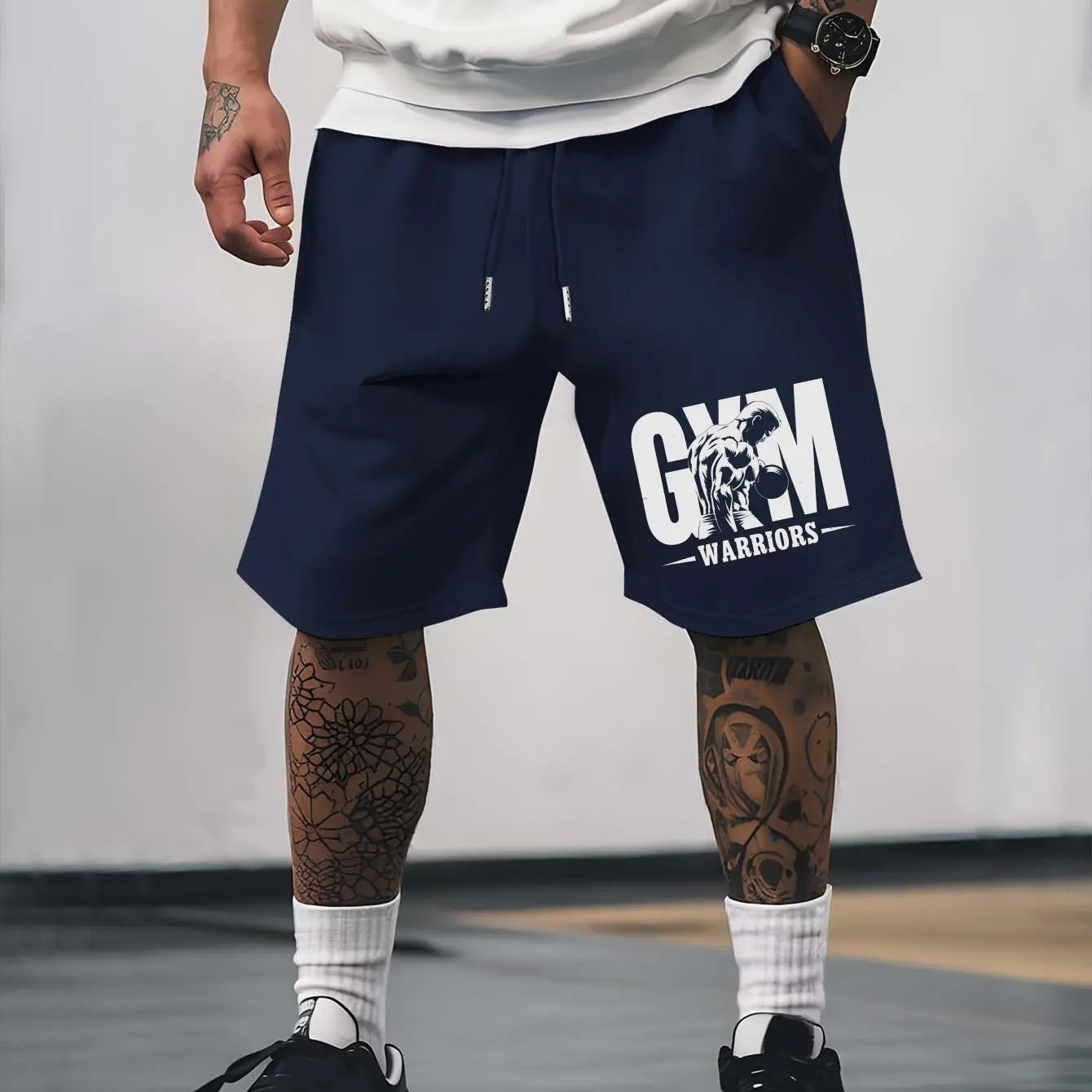 Men's Summer GYM Letter Print Casual Shorts Loose Fit Elastic Waistband with Drawstring Suitable for Everyday Wear
Men's Summer GYM Letter Print Casual Shorts Loose Fit Elastic Waistband with Drawstring Suitable for Everyday Wear
