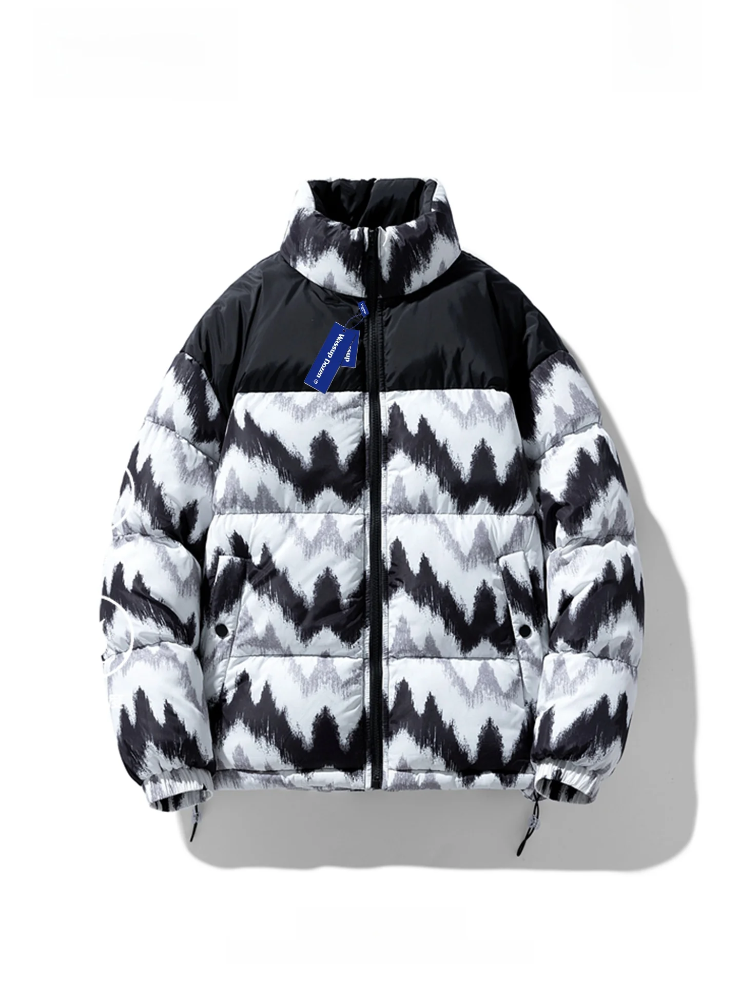 Мужская куртка из утолщенного хлопка с воротником-стойкой, свободного кроя, с модным геометрическим узором, теплая, молодежная, больших размеров.
Мужская куртка из утолщенного хлопка с воротником-стойкой, свободного кроя, с модным геометрическим узором, теплая, молодежная, больших размеров.