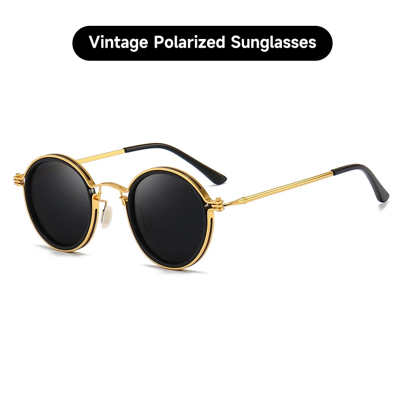 New 2025 Vintage Polarized Sunglasses Men Round Retro UV400 Sun Glasses High Quality Alloy Eyewear Driving Fishing Sunglass
New 2025 Vintage Polarized Sunglasses Men Round Retro UV400 Sun Glasses High Quality Alloy Eyewear Driving Fishing Sunglass